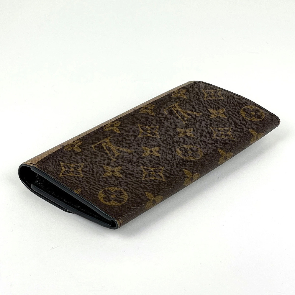 Louis Vuitton Long IC Portefeuille Reverse Wallet Emilie Monogram Brown